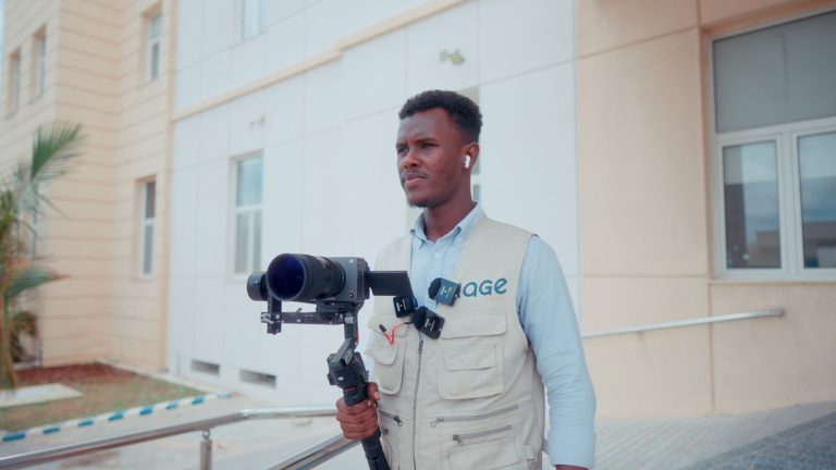 Hage Media cameraman gimbal portrait
