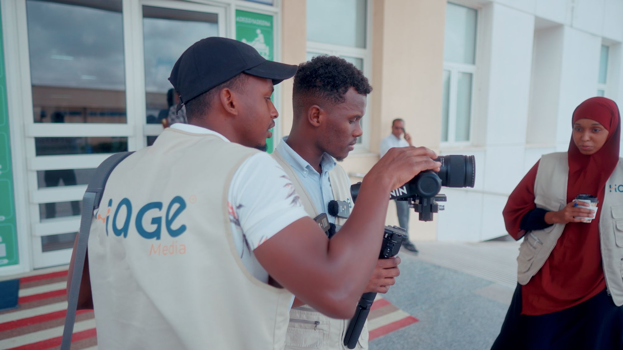 Hage Media crew with client shoot