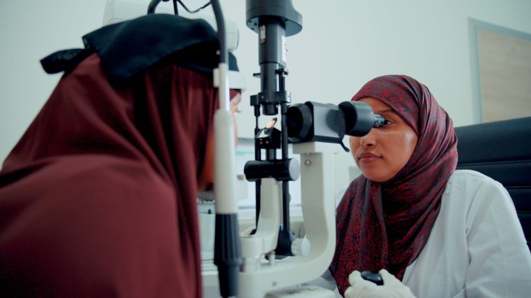 Hage Media eye exam shoot