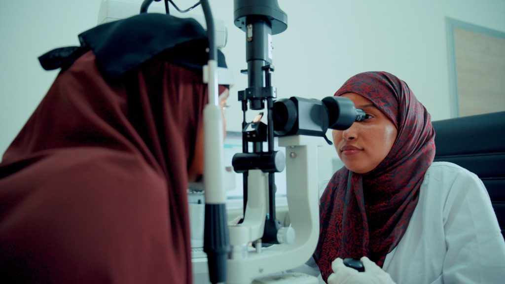 Hage Media eye exam shoot