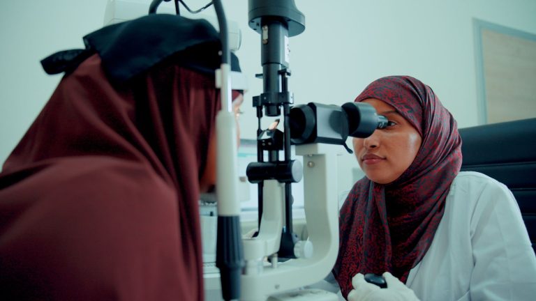 Hage Media eye exam shoot