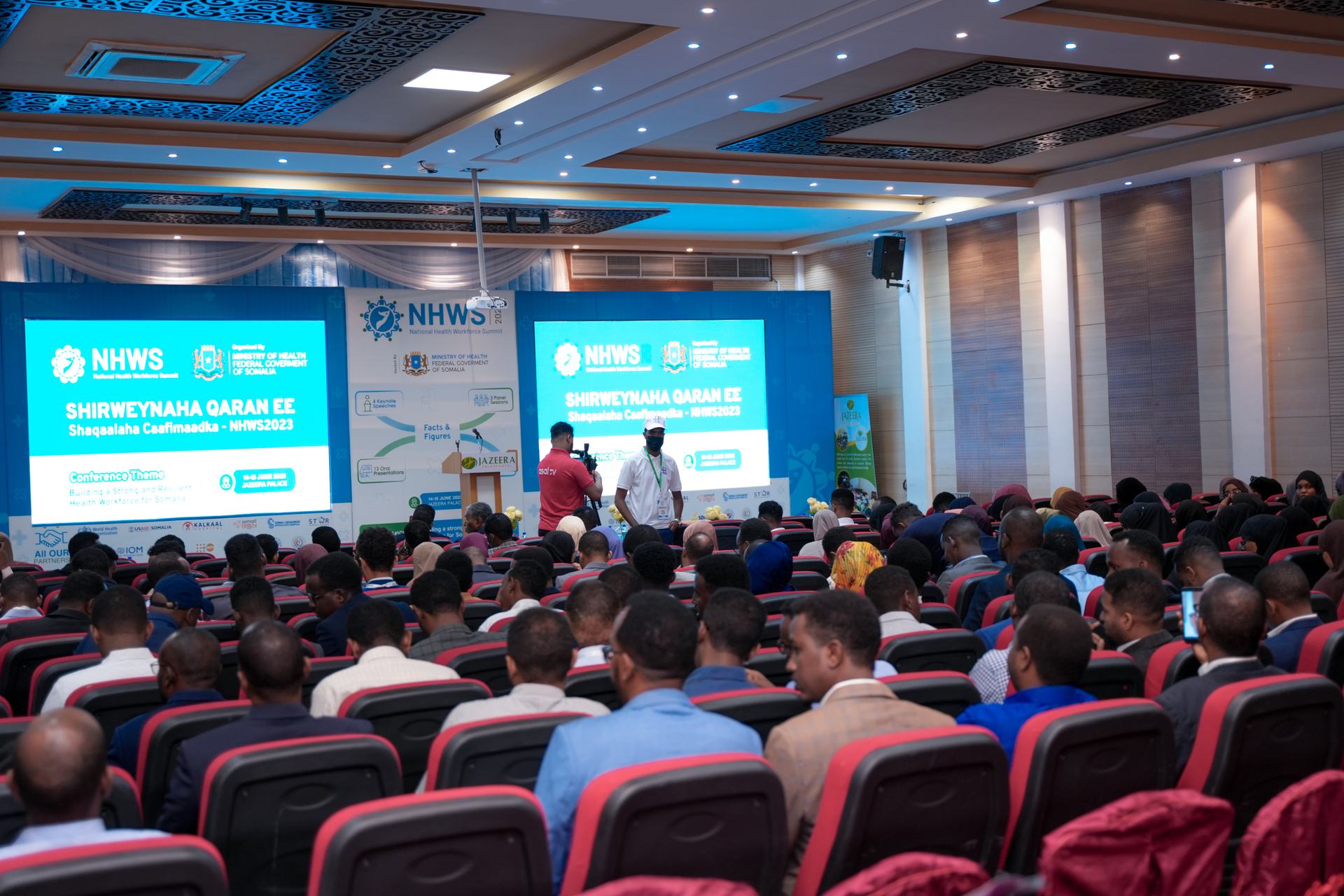 Hage Media coverage of a high-level government and UN event in Mogadishu