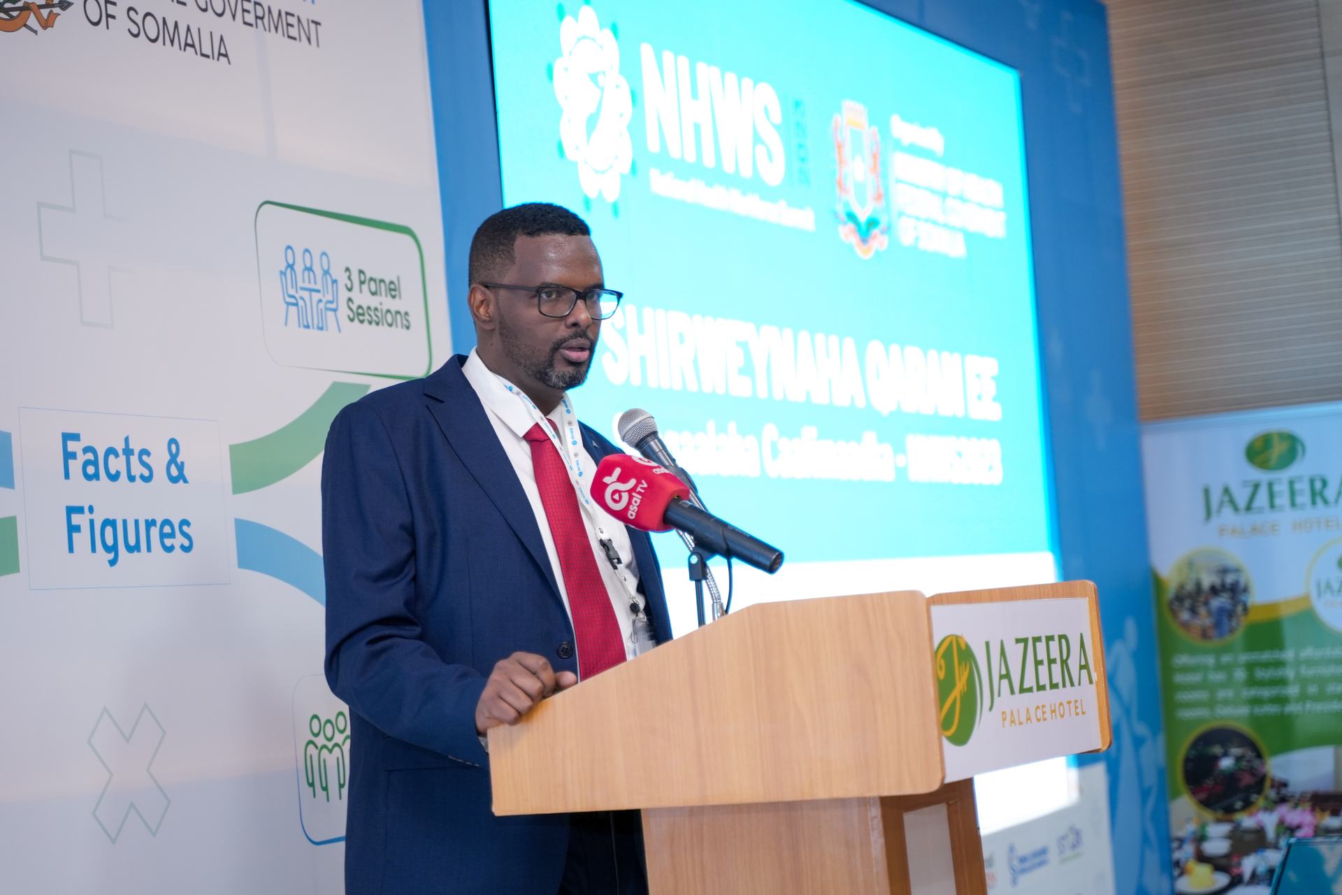 Hage Media coverage of a high-level government and UN event in Mogadishu