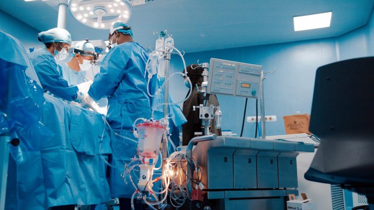 Kalkaal Hospital cardiac centre — open-heart surgery filmed by Hage Media